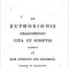 Euphorion of Chalcis