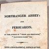 Northanger Abbey